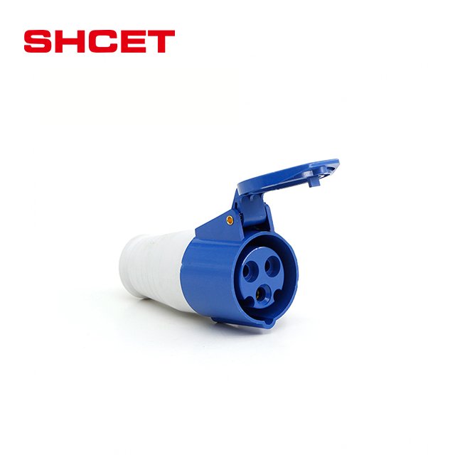 factory supply 32a 4Pins PA66 industrial female socket from SHCET