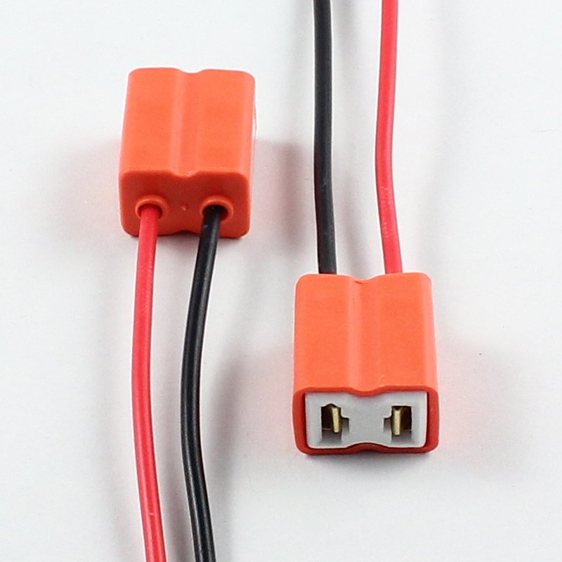 Car light H11 H8 H9 881 Female Ceramic Connectors Socket Pigtails H1 H3 9005 HB3 9006 HB4 H7 LED Bulb Holder Adapter Plug