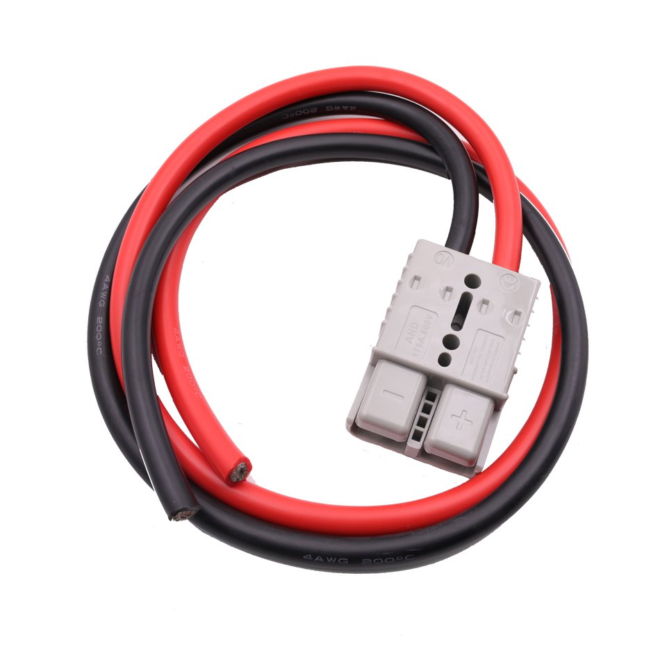 Wire Connector Cable 50A 120A 175A 350A 600V Battery Connector Plug Cable 6/8/10/12AWG Super Soft Silicone Wire