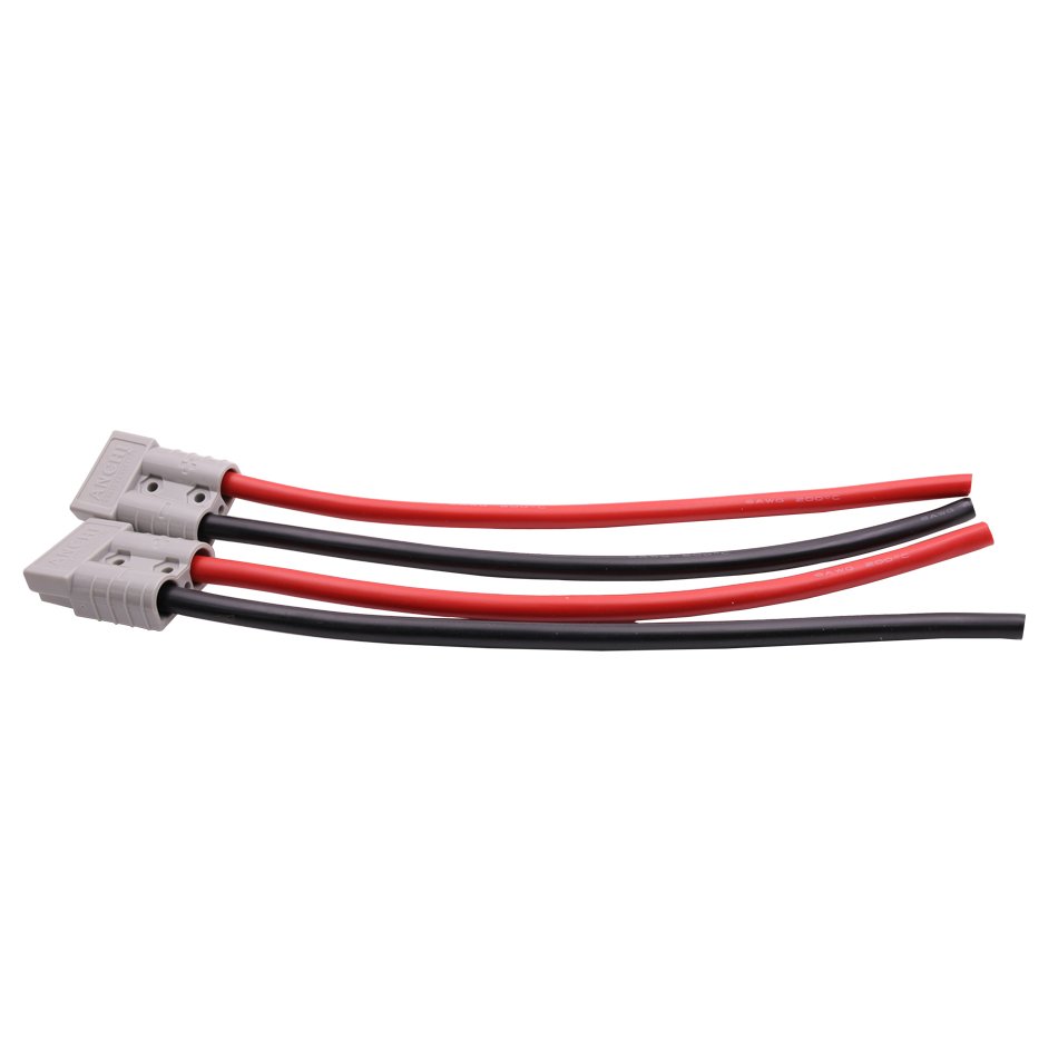 Wire Connector Cable 50A 120A 175A 350A 600V Battery Connector Plug Cable 6/8/10/12AWG Super Soft Silicone Wire