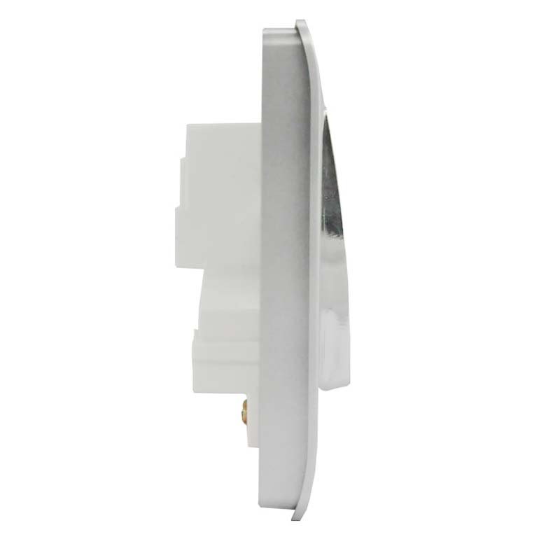 ABUK 220v 13Amp 2 gang multiple luxury lucky uk british standard electrical wall plug sockets and light switches