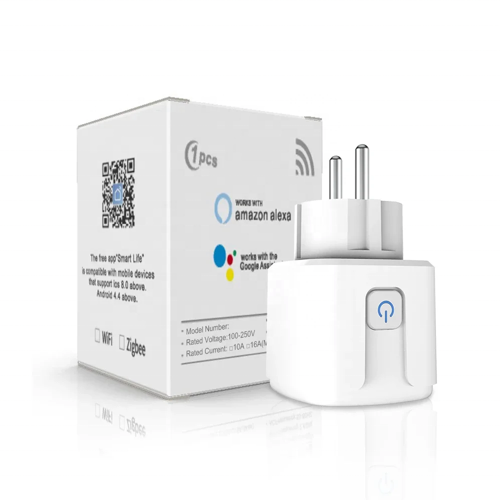 Socket Plug Wif Smart Controlled Power Socket Tuya Smart Life APP Remote Control Alexa Voice Control Outlet Smart Wireless