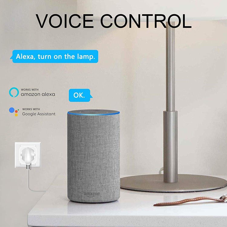 Socket Plug Wif Smart Controlled Power Socket Tuya Smart Life APP Remote Control Alexa Voice Control Outlet Smart Wireless
