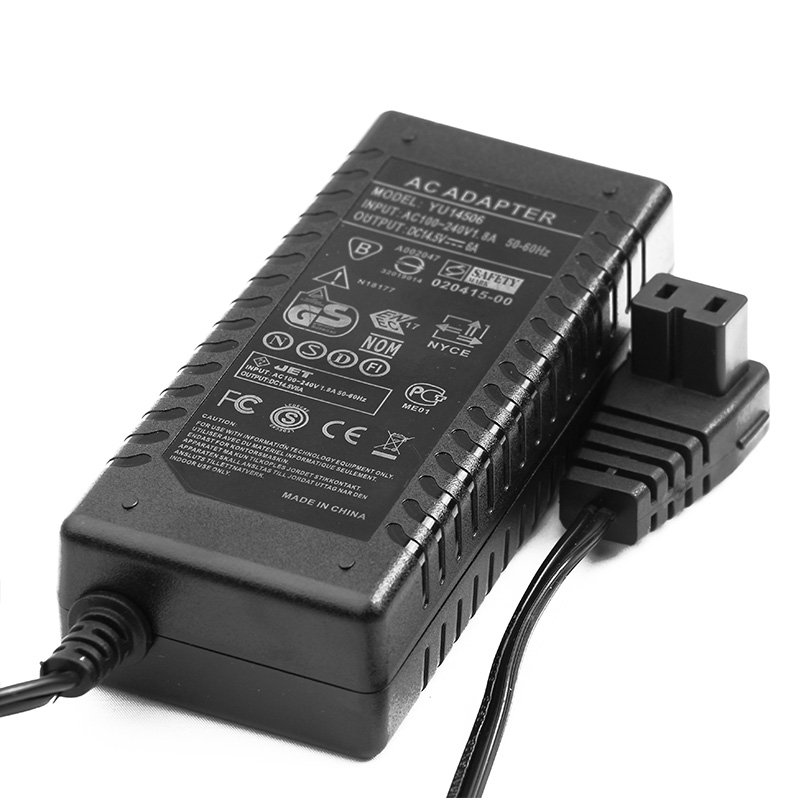 Customize AC100V-240V to DC Adapter 14.5V 4A 5A 6A Power Supply Adapter 14.5V 6A 90W Car refrigerator plug adapter