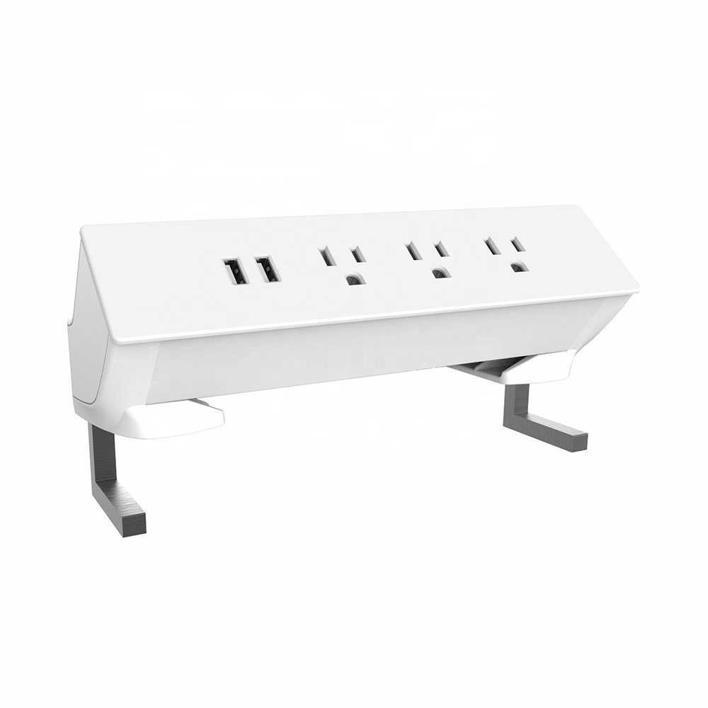 UL listed electrical socket tabletop usb outlet socket 125v american three pin plug outlet
