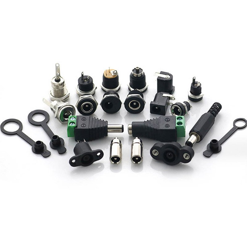 DC power socket 12V round pin charging male and female head plug and socket 5.5*2.1/2.0/2.5/3.5*1.3mm