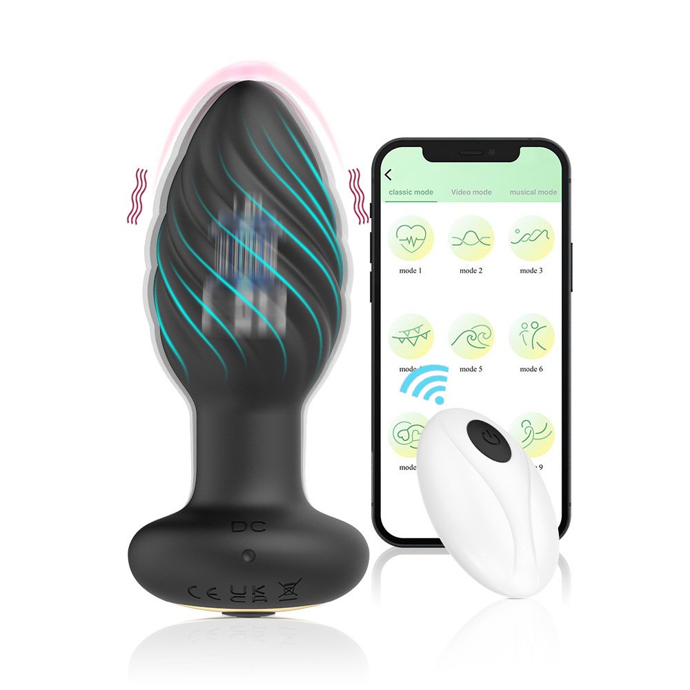 New Remote Control Vibrating Anal Plug Butt Plug Prostate Massager Anal Masturbate Vibrator Toys For Couples
