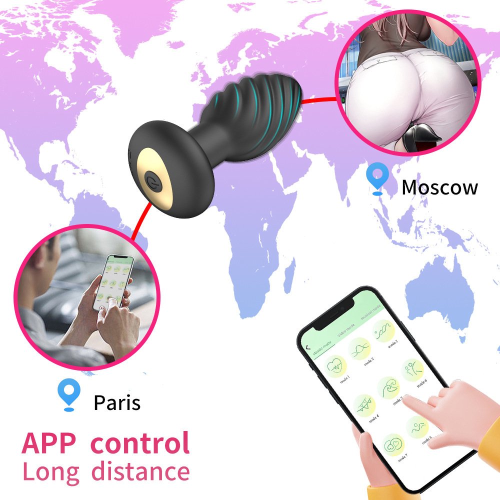 New Remote Control Vibrating Anal Plug Butt Plug Prostate Massager Anal Masturbate Vibrator Toys For Couples