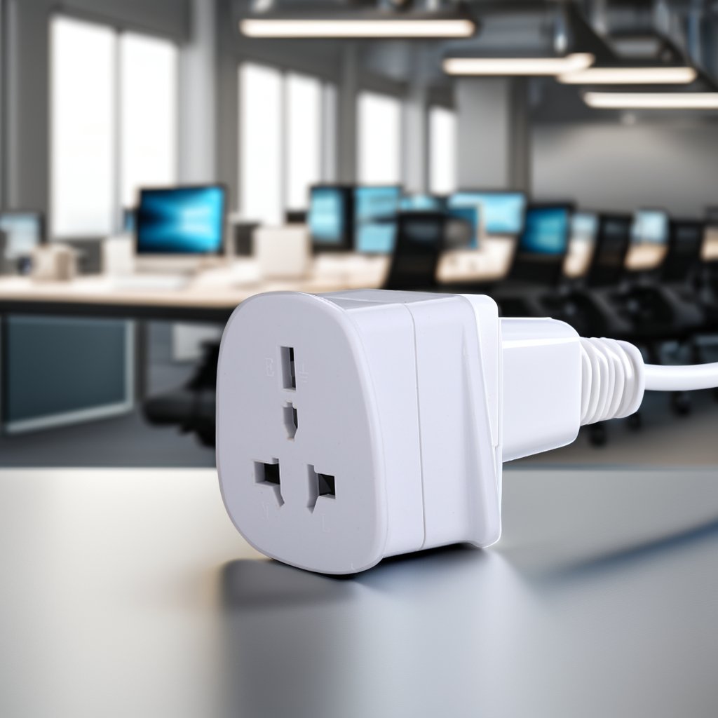 EU UK to Type M SA South africa travel plug adapter 3 big round pin converter