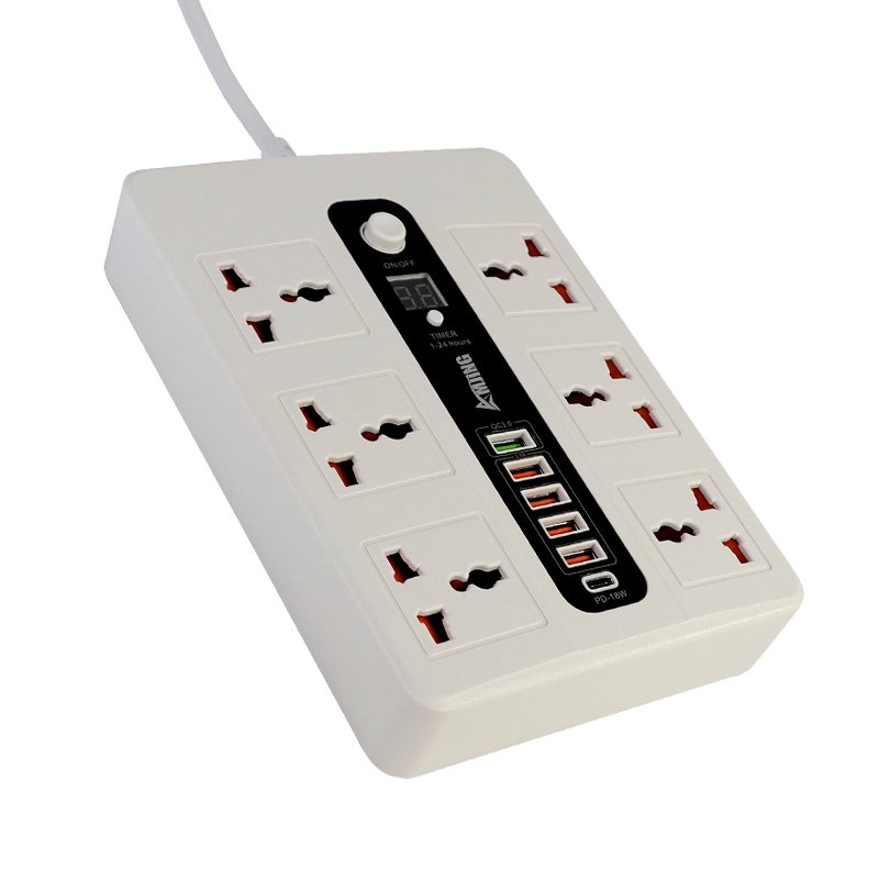 Standard Power Socket with USB Extension Cord plug socket EU AUS UK US plug socket