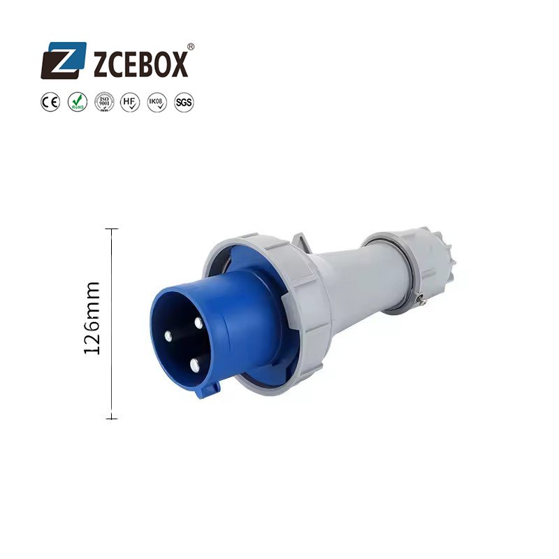 ZCEBOX 3PIN 16A New Waterproof and Dustproof Plug and Socket Industrial Power Wiring Connector