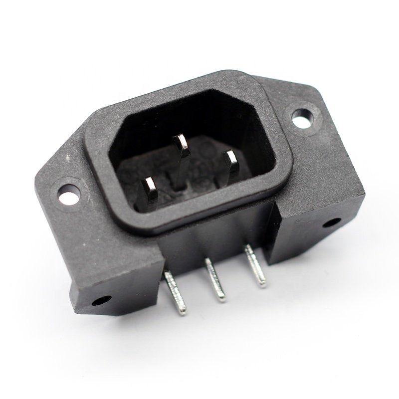 10A IEC 320 C14 Panel Mount AC plug 3 PIN screw inlet electrical Charging Socket power socket CE approval