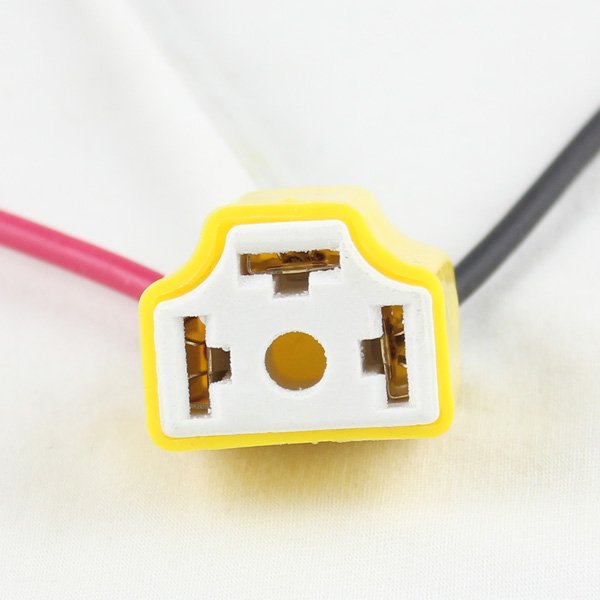 H4 Ceramic socket Car LED fog lamps headlight lamps bulb holder socket adapter connectors plug LED 9003 HB2 H4 connector adapter
