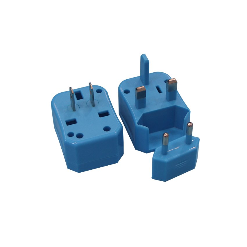 International universal travel mains adapter European saa uk usa 2 pin 3 pin power Converter Plug
