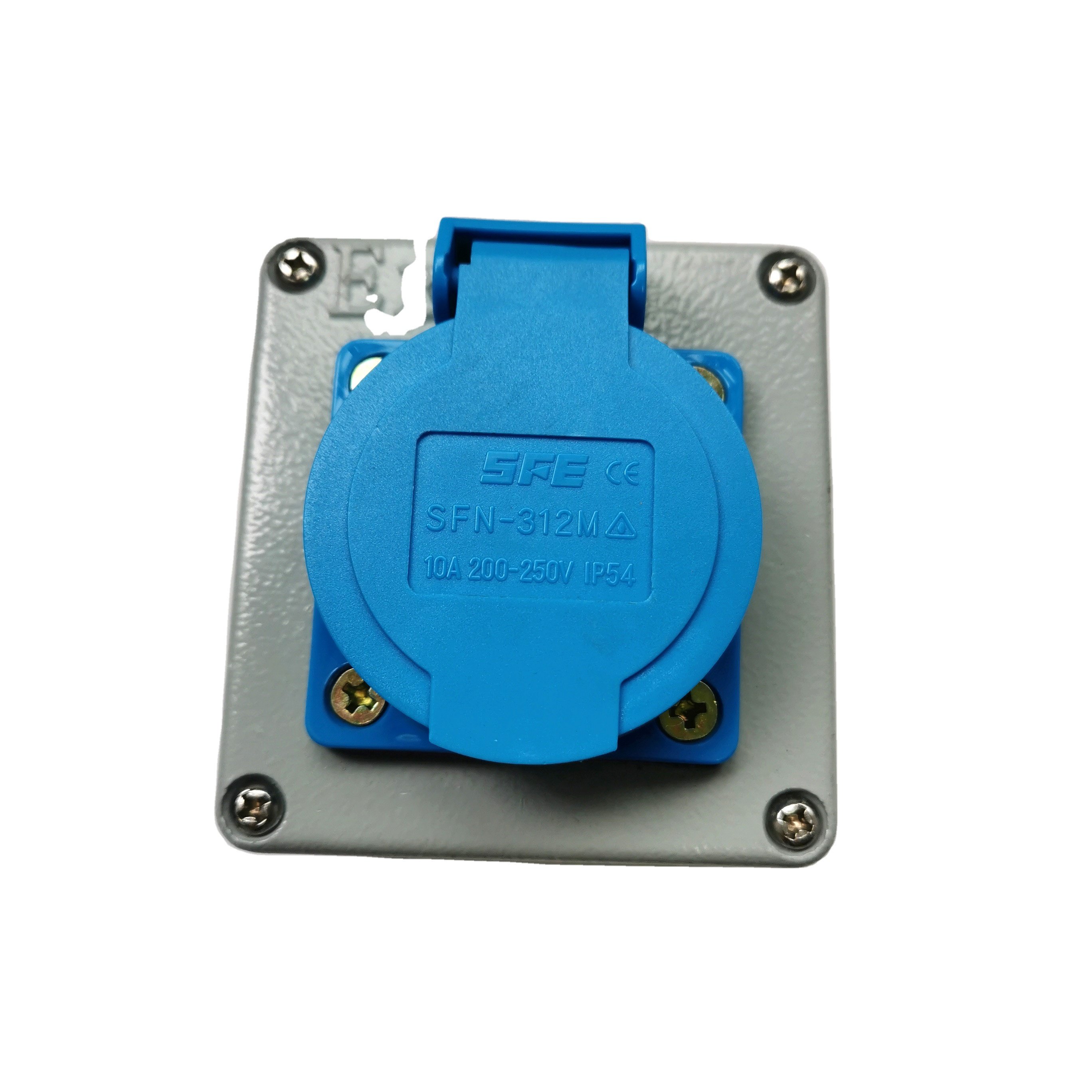 Hot Selling Good Quality Panel Mount Ip44 Waterproof Plug Industrial Box