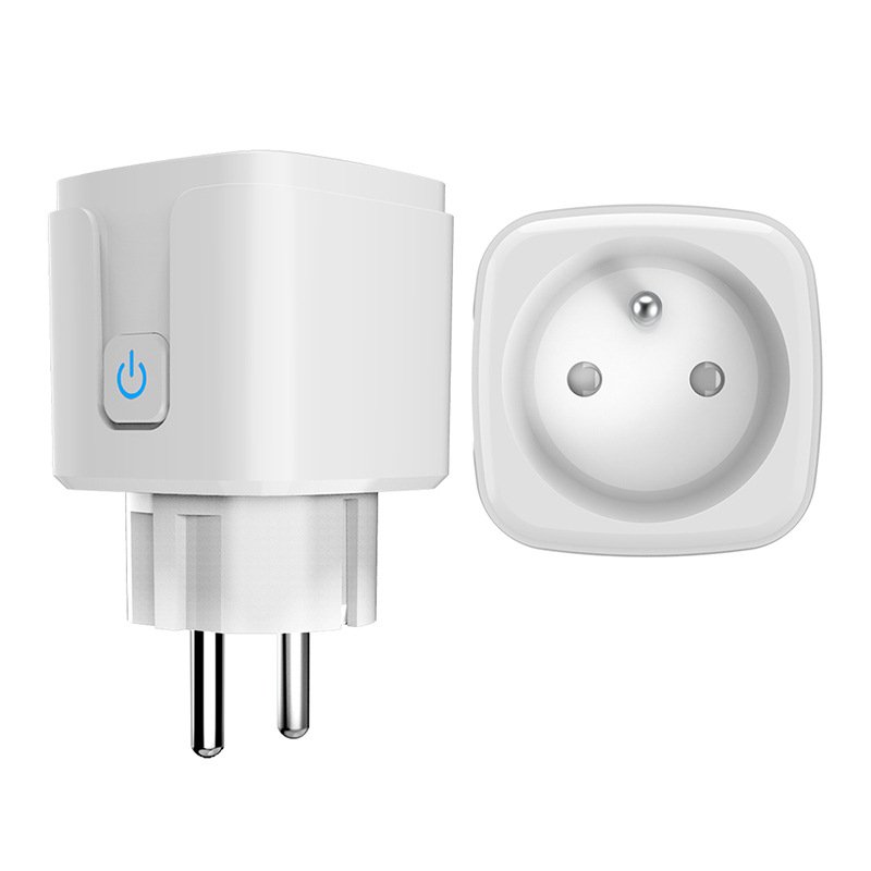 New FR WiFi Smart Plug Socket Outlet Monitor Timing Function Tuya Smart/Cozylife Alexa Voice Control Electrical Power Socket