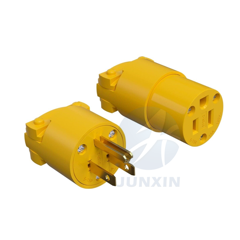 General 3 Pin Plug Socket U38/3P U38/3S Electrical US Power Sockets AC Plug Socket
