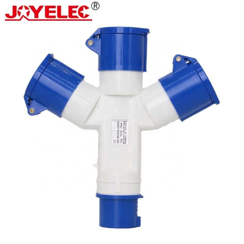 JOYELEC QY1013 3PIN 16A New Waterproof and Dustproof Plug and Socket Industrial Power Wiring Connector