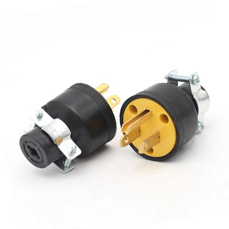 3 Pin Male Electrical Plug Heavy Duty Socket Male Plug 3 Prong Male Electrical Outlet