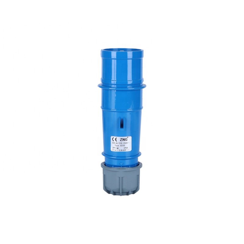 ZNG-0232 Single Phase 3 Pin 32 Amp Industrial Male Plug