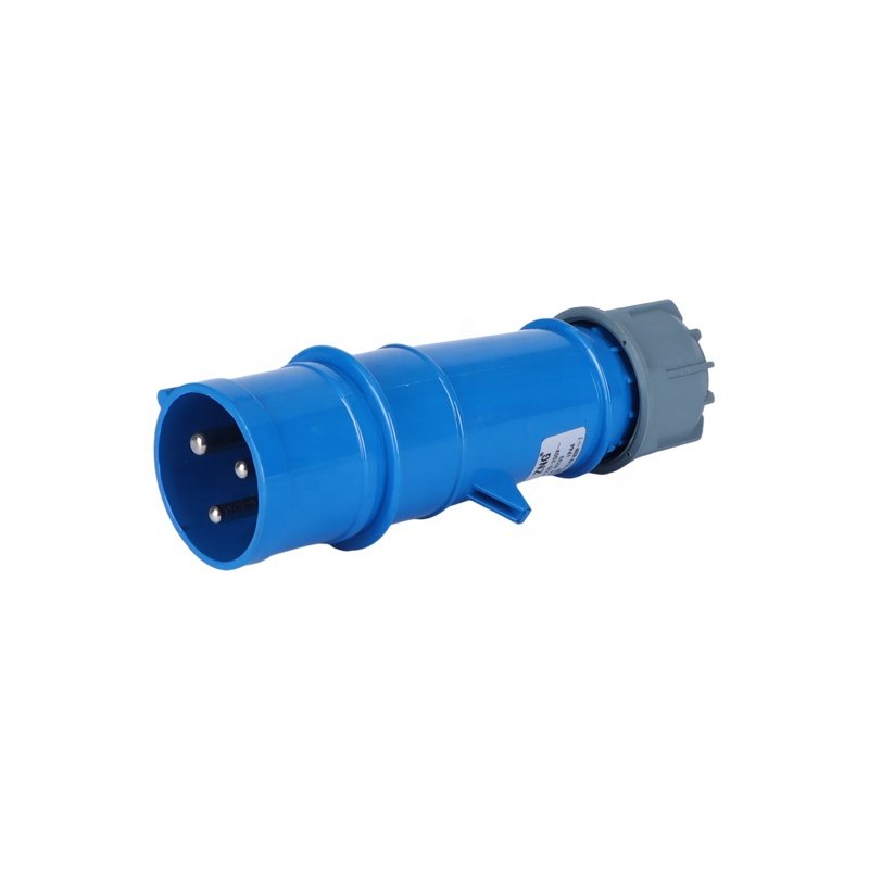ZNG-0232 Single Phase 3 Pin 32 Amp Industrial Male Plug