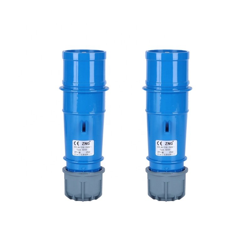 ZNG-0232 Single Phase 3 Pin 32 Amp Industrial Male Plug