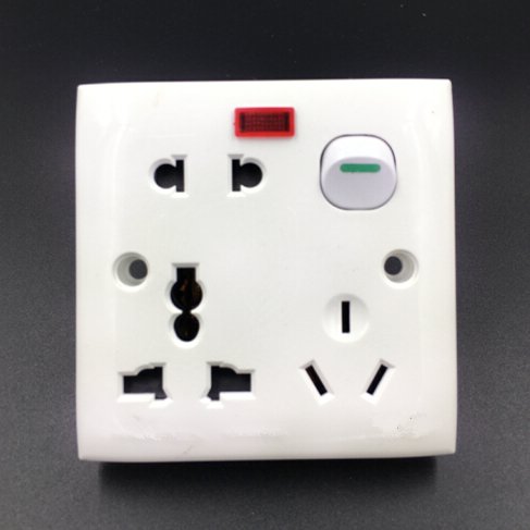 JN Bangladesh Chittagong Wall Switch Plug Socket Plate Outlet 6 pin Universal Socket 8 pin Multi function socket