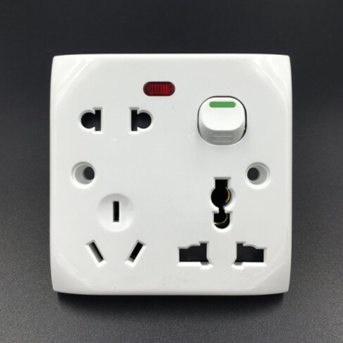 JN Bangladesh Chittagong Wall Switch Plug Socket Plate Outlet 6 pin Universal Socket 8 pin Multi function socket