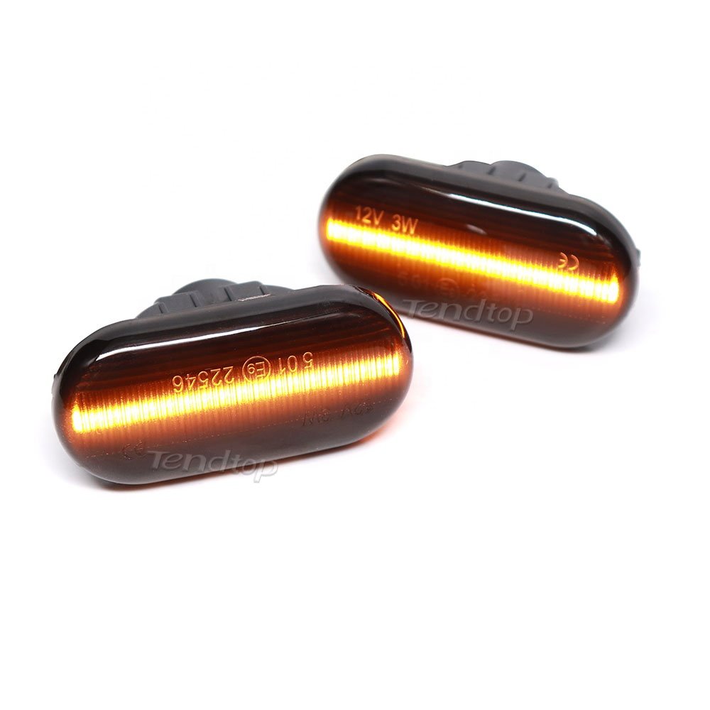 Sequential Turn Blinker Side Marker Signal lights For Nissan Tiida C11 Note E11 Micra K12 NP300 Navara D40 Qashqai J10 LED lamp