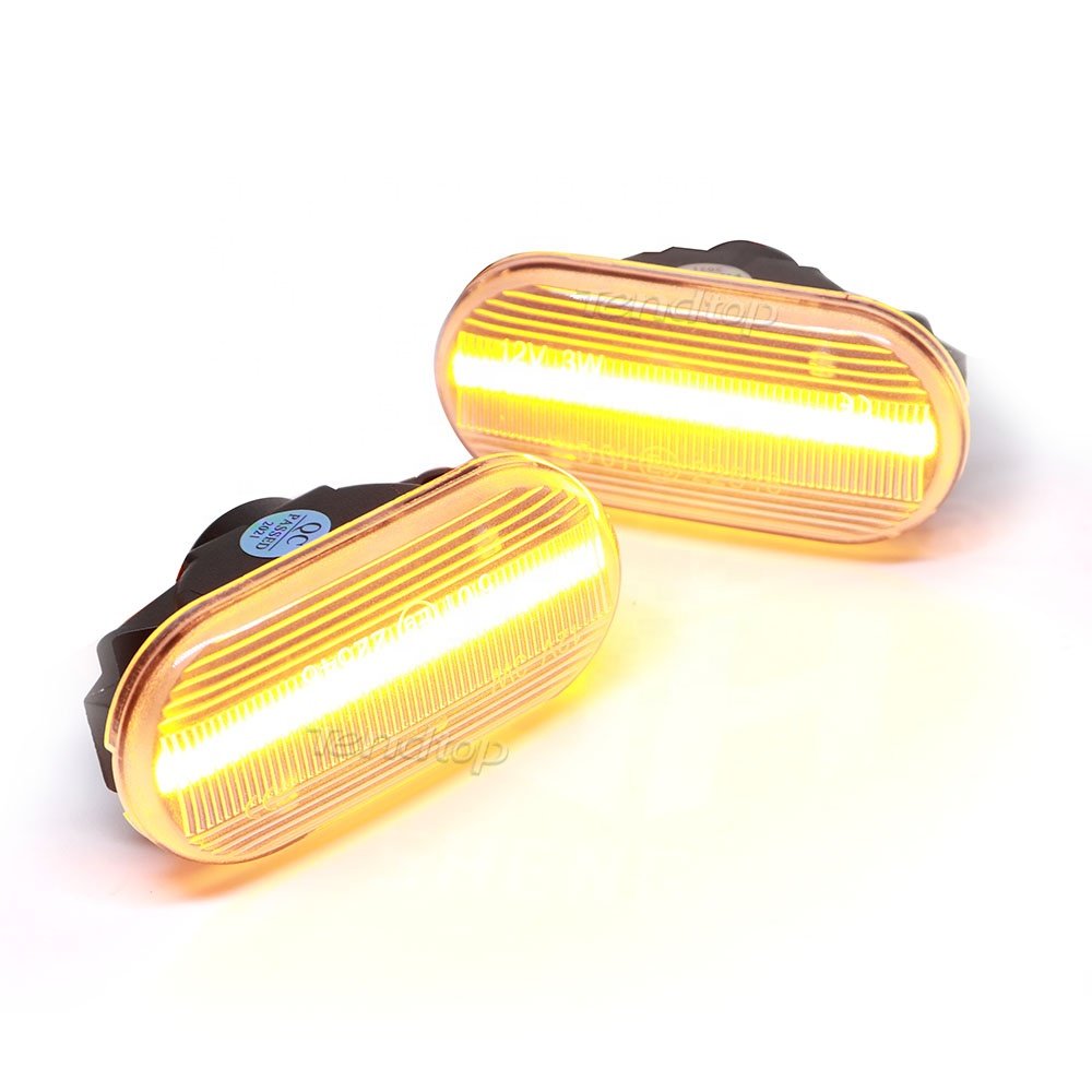 Sequential Turn Blinker Side Marker Signal lights For Nissan Tiida C11 Note E11 Micra K12 NP300 Navara D40 Qashqai J10 LED lamp