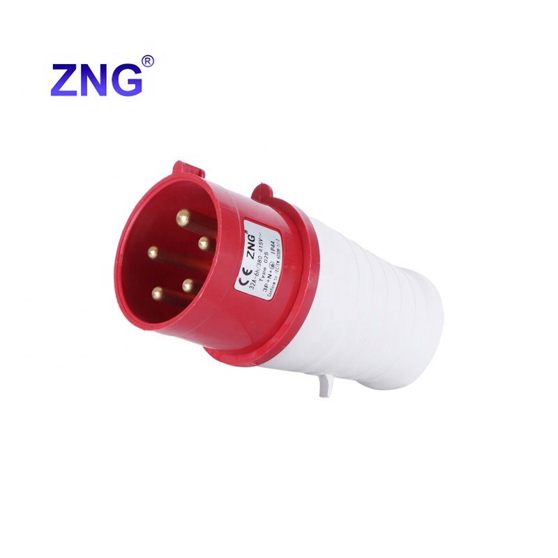Best Seller ZNG-025 IP44 Weatherproof 32A 5 Pin Industrial Plug
