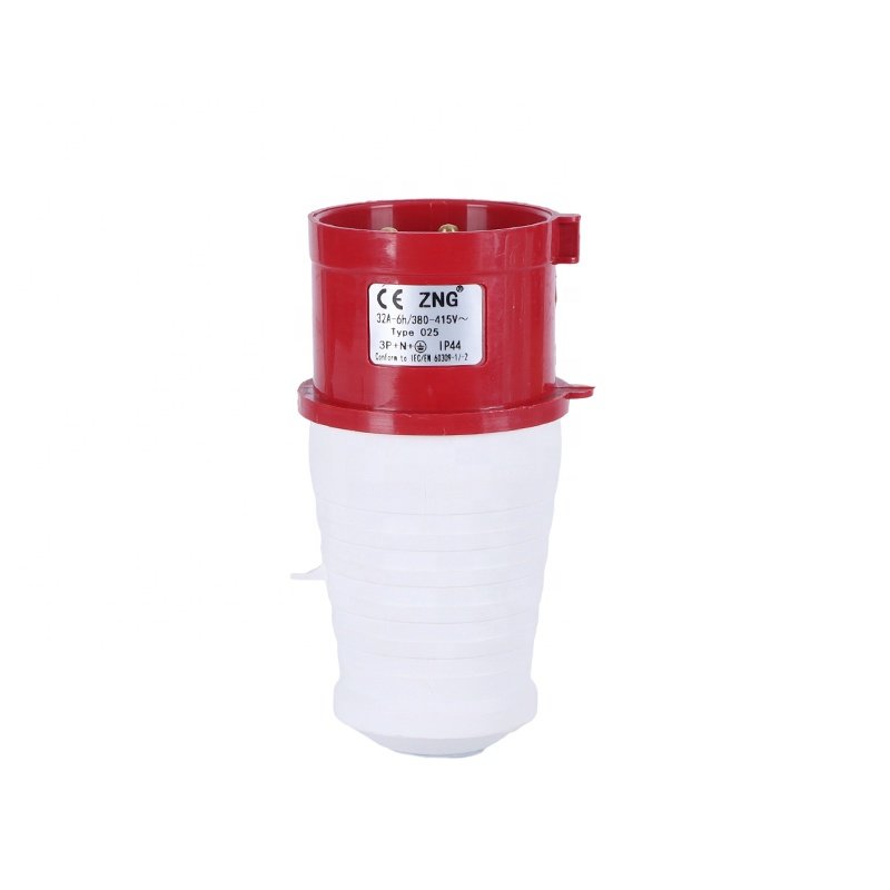 Best Seller ZNG-025 IP44 Weatherproof 32A 5 Pin Industrial Plug