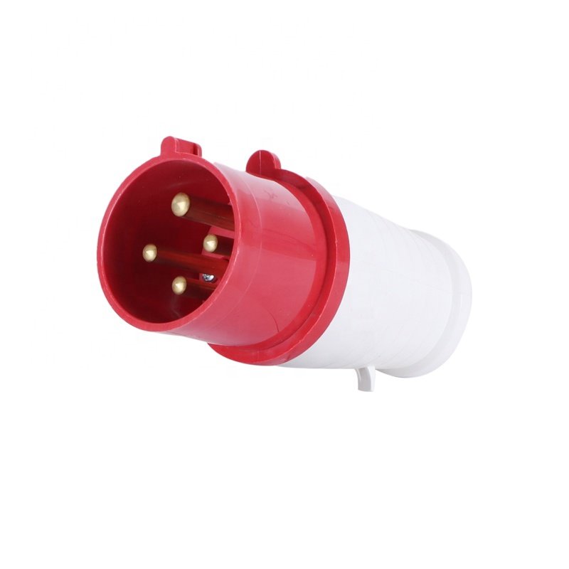 High Quality 3 Phase 380V/415V 4 Pin 32A Industrial Plug