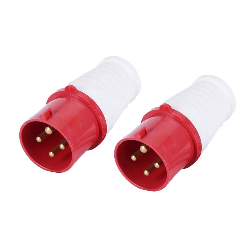 High Quality 3 Phase 380V/415V 4 Pin 32A Industrial Plug