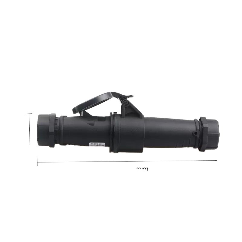IP44 waterproof industrial plug socket 3-core 16A black stage lighting male and female power plug socket set