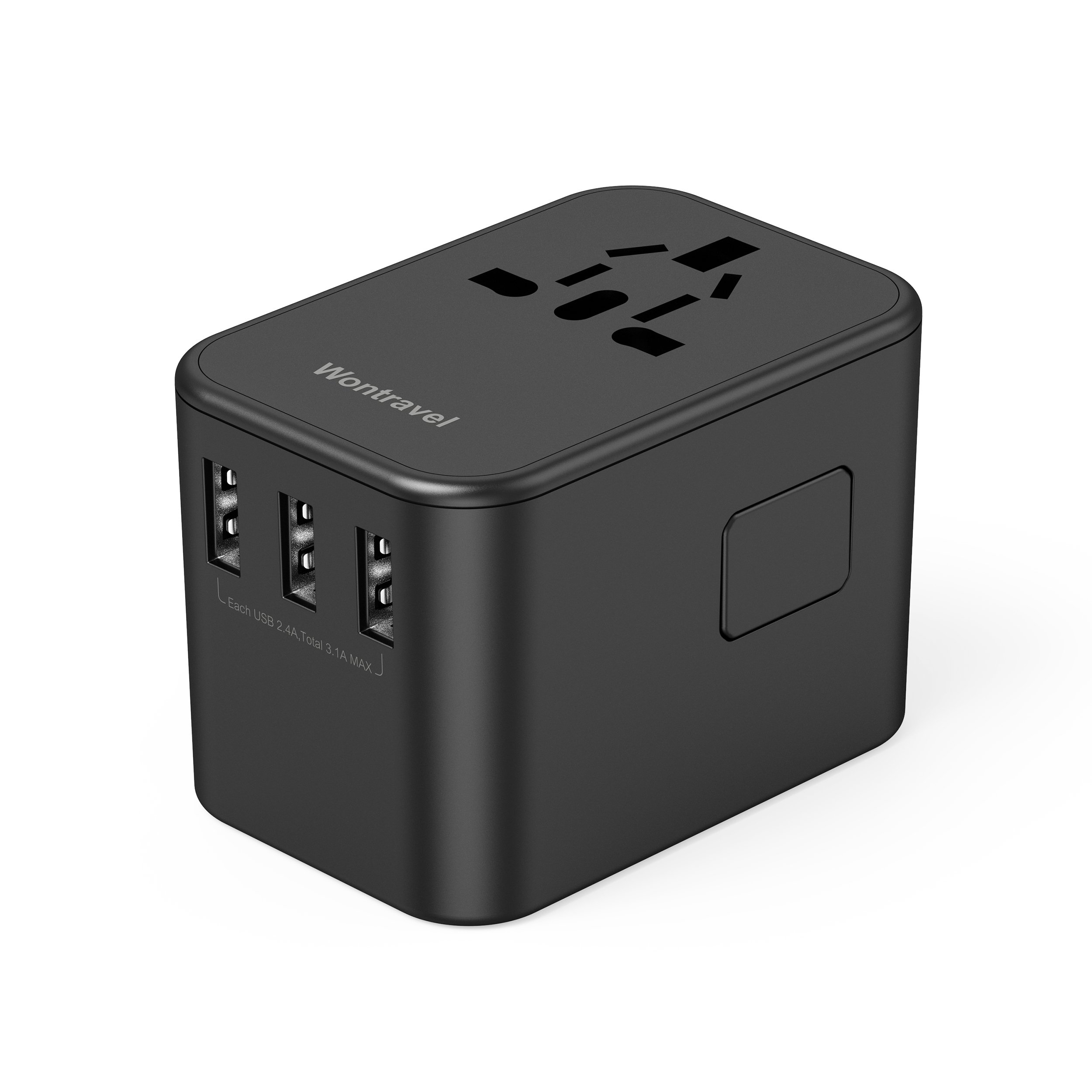 New Patent 35W PD Charger Dual Type-C Quick Charger Universal Power Adaptor Multiple Plug International Travel Adapter