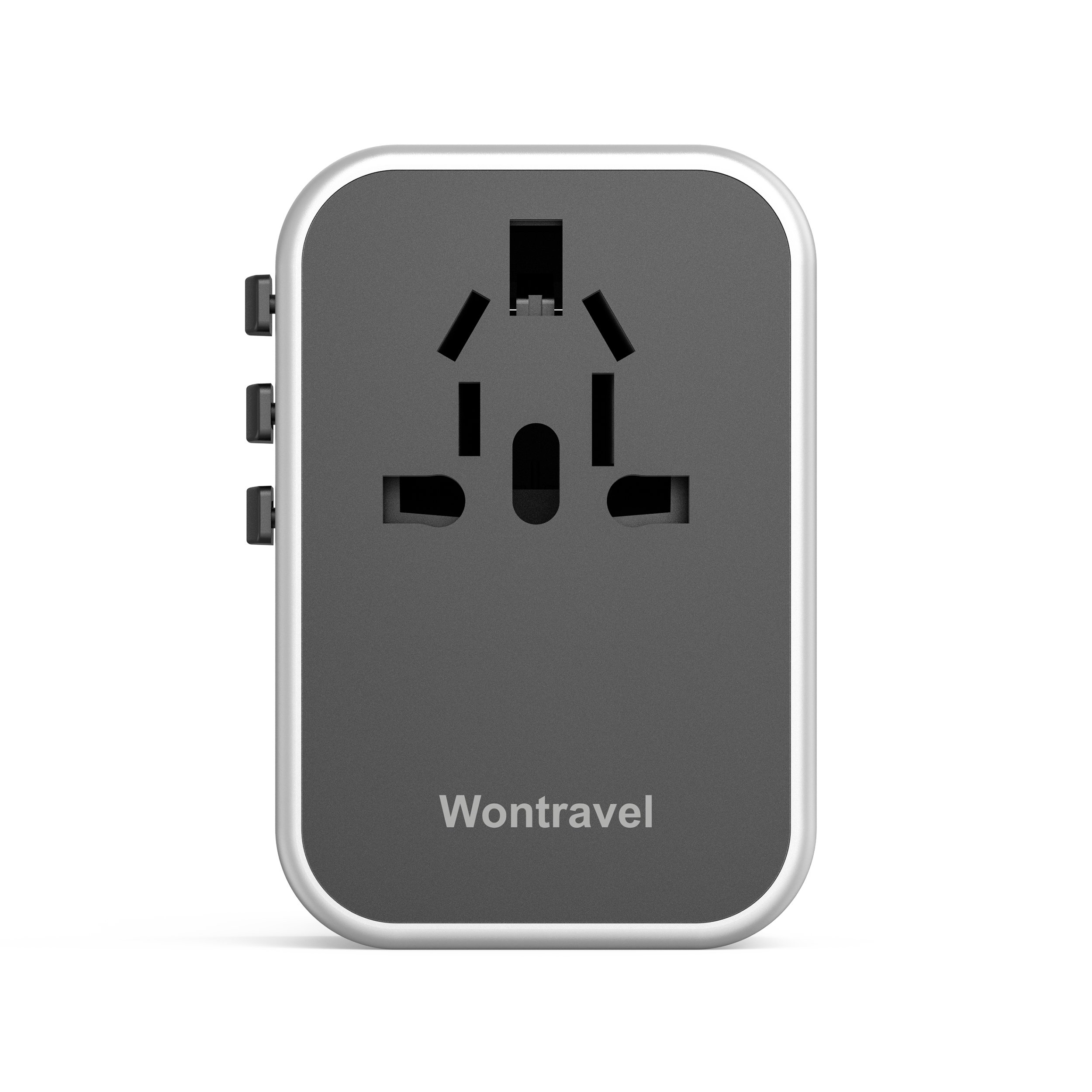 New Patent 35W PD Charger Dual Type-C Quick Charger Universal Power Adaptor Multiple Plug International Travel Adapter