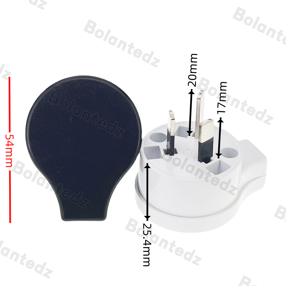 AU wiring Plug Type-I 3 Flat Pins 10A 250V Self assembling detachable Power Connector Electric 45 degree Bend For Australia