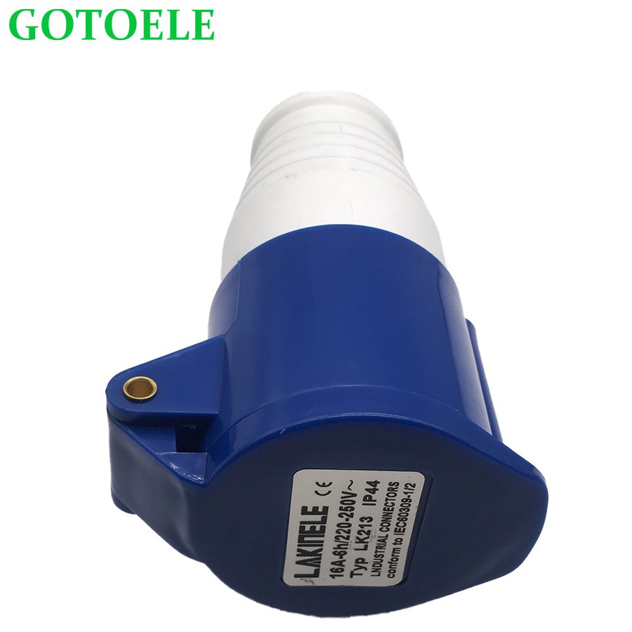 Industrial plug water proof plug type LK013 IP44 have a stock high quality goods three-core wholesale price