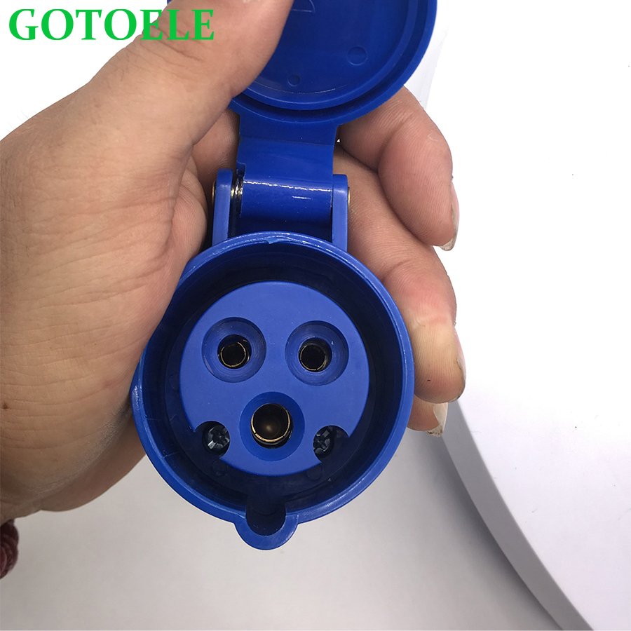 Industrial plug water proof plug type LK013 IP44 have a stock high quality goods three-core wholesale price