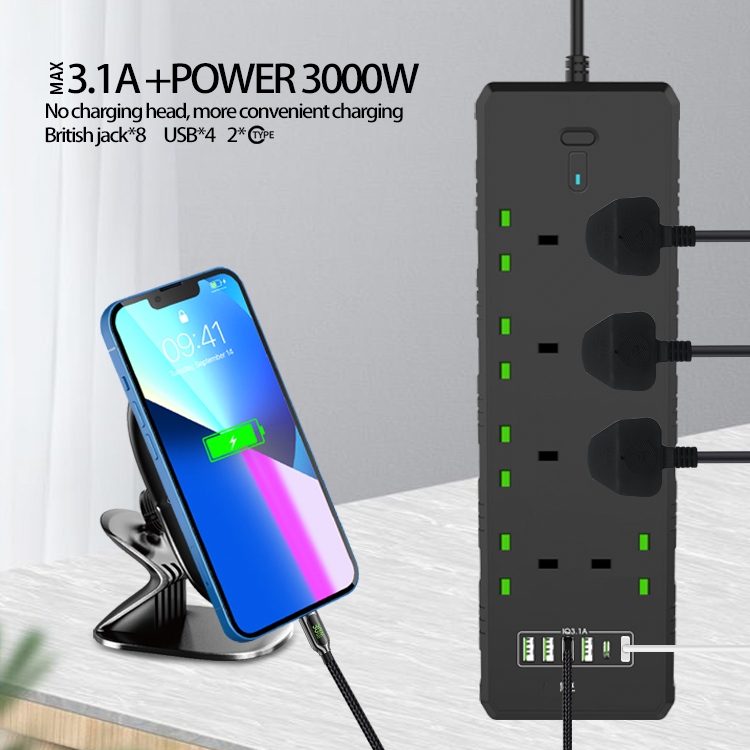 Multi Plug Portable Uk Gsm Power Socket Extention Board Universal Usb Plug Socket With Usb For Home Outdoor