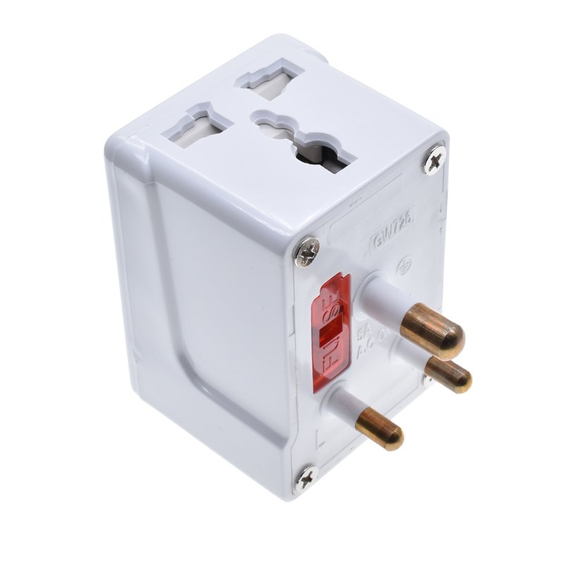 Universal to South Africa Plug Adapter 5A 250V Type-M Converter 3 in 1 Multifunction extension Power Connector For Travel