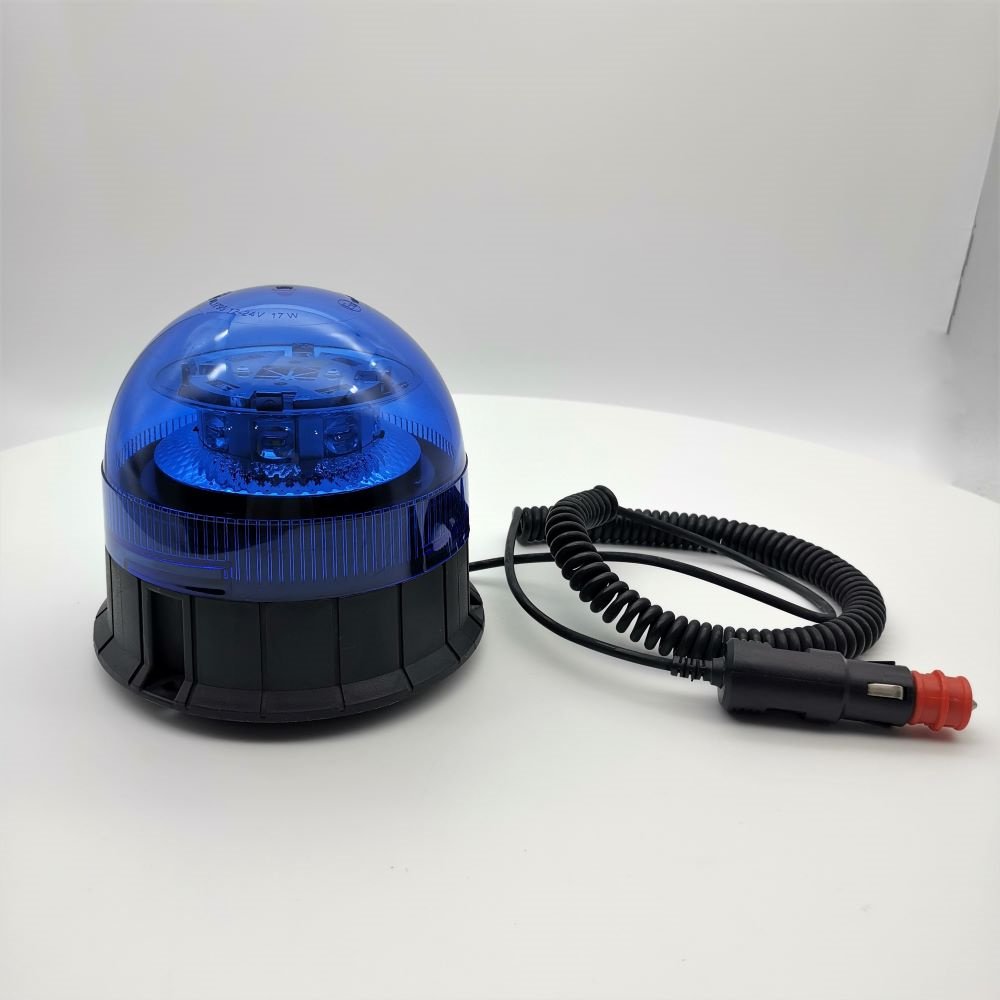 3w Led Good Quality Amber Red Blue White Waterproof Warning Vehicle Strobe Light Beacons With Cigarette Plug
