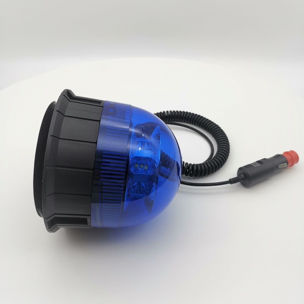 3w Led Good Quality Amber Red Blue White Waterproof Warning Vehicle Strobe Light Beacons With Cigarette Plug