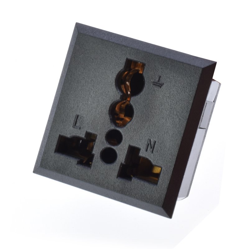 Manufacturer Universal AC outlet BX-801 universal electric PDU socket 3 pin plug multi plug wall socket