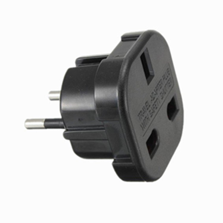 UK to European Plug Adapter Converter (Euro Type C, E, F) EU Plugs for travelling to Italy Cape Verde Poland Spain Turkish