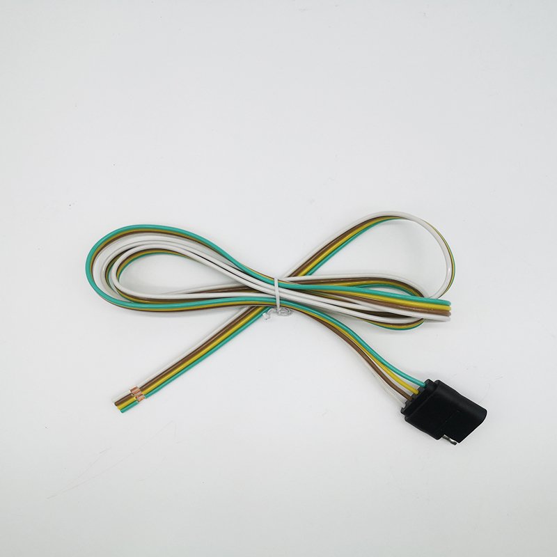 4 Pin Trailer Connector Wiring Harness 12-24V Electric Plug Adapter