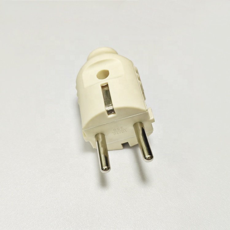 European electrical wall socket part 220V outlet copper stamping parts electrical brass plug outlet accessories parts