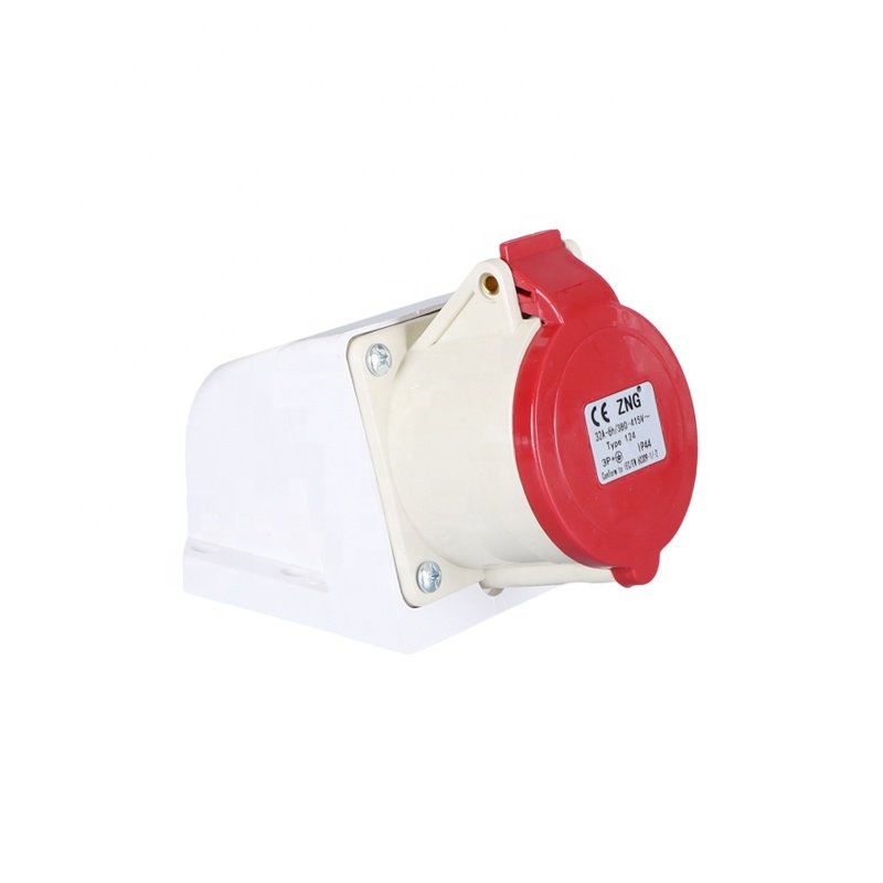 ZNG-124 Surface Mounted 3 Phase 32A4P Industrial Plugs And Sockets