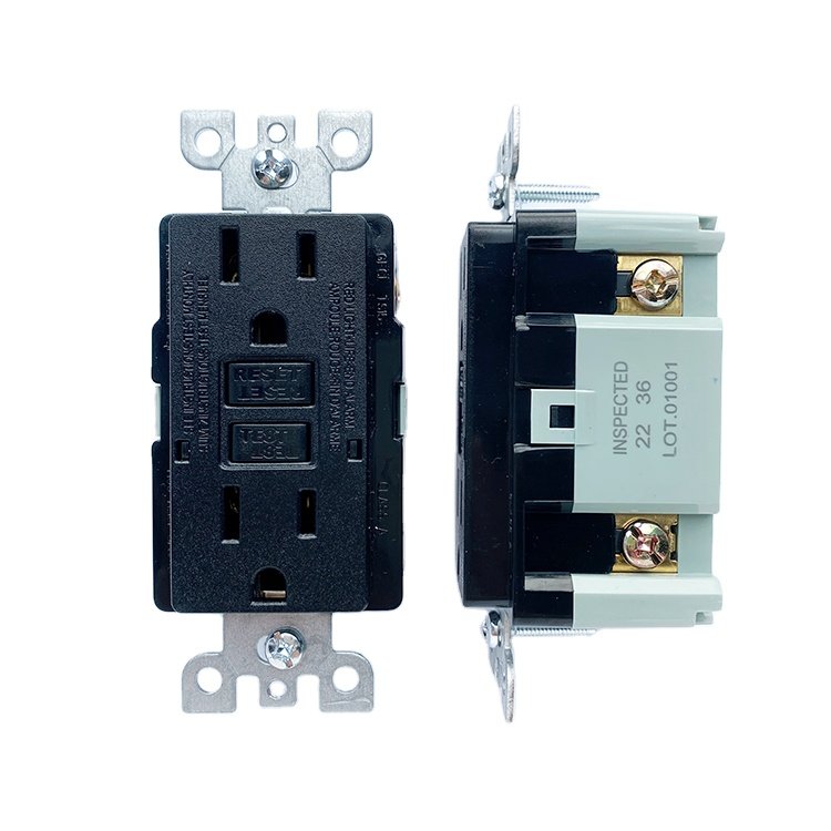 UL gfci electrical socket Factory customized gfci gfci plugs 15 amp tr